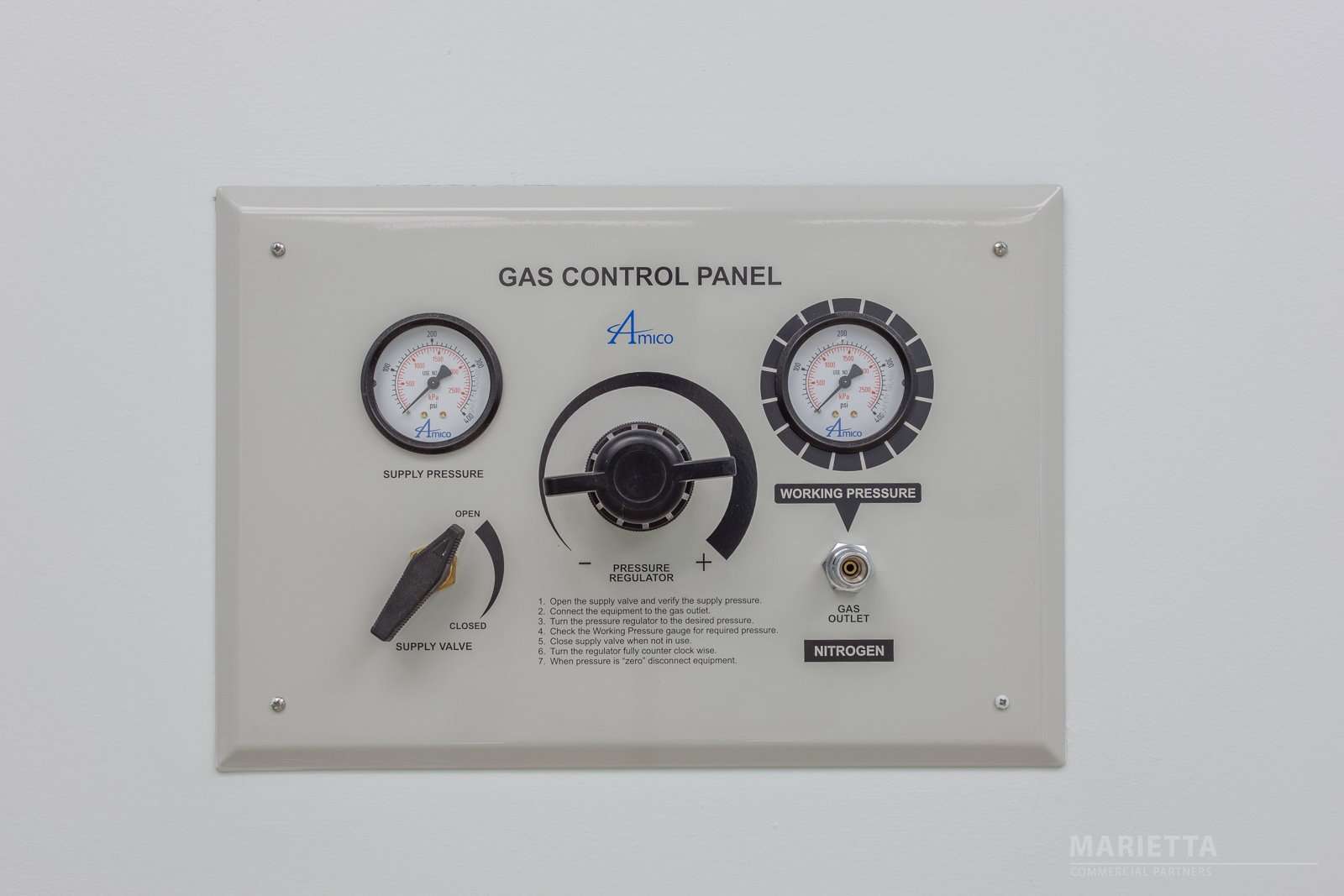Amico Nitrogen Control Panel